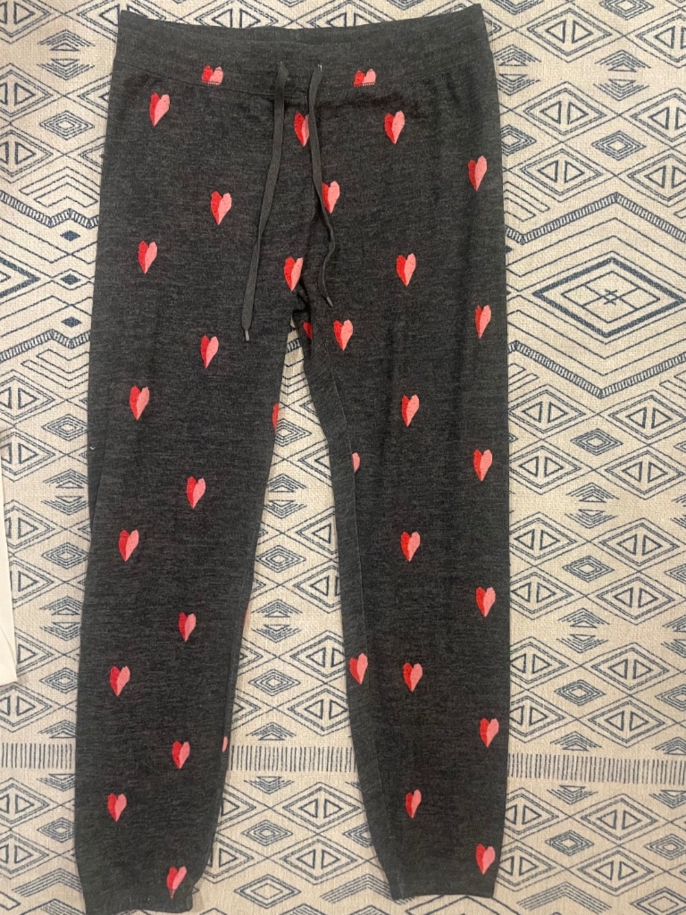 Pj salvage heart pj pants medium